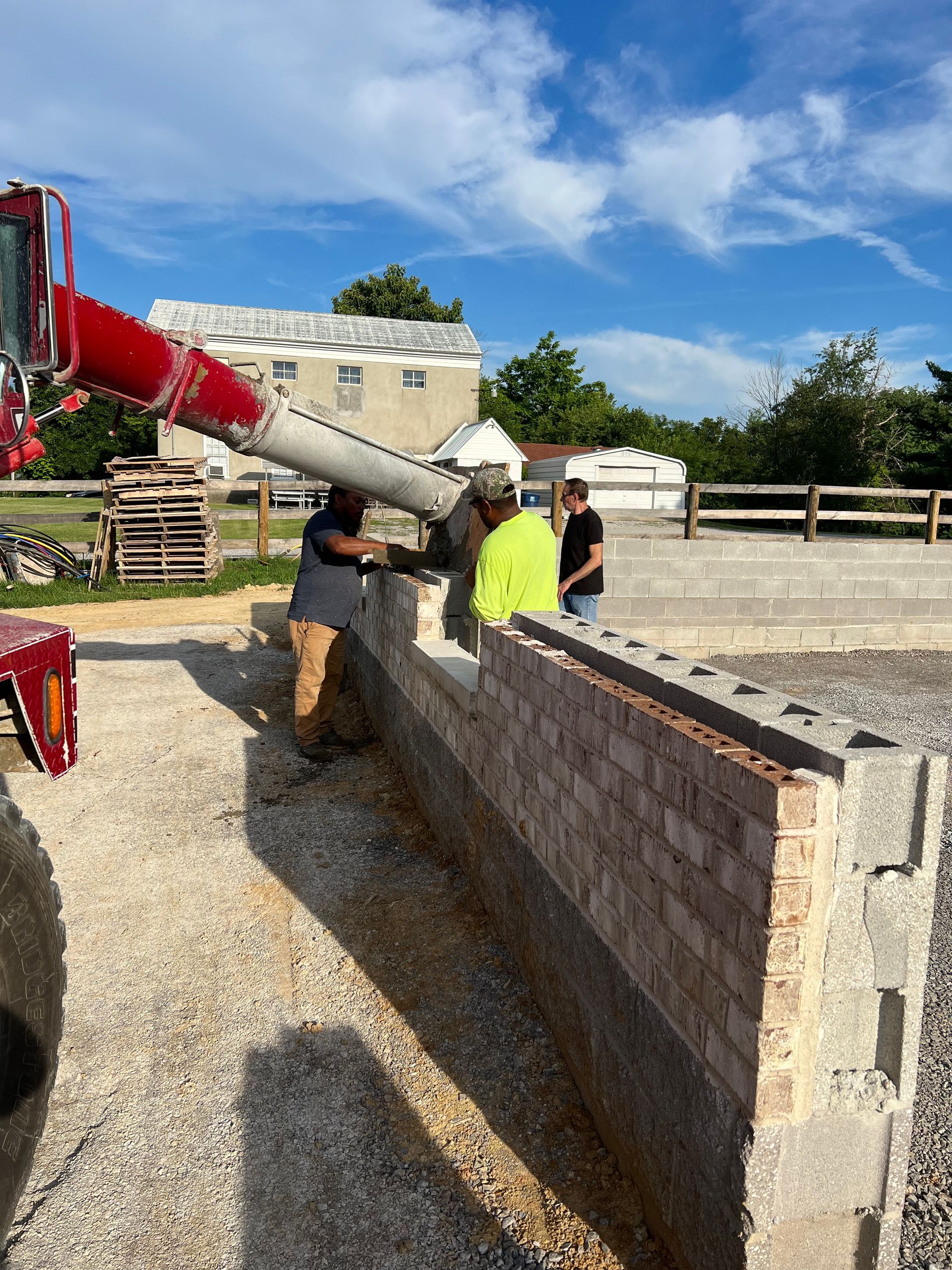 wall building