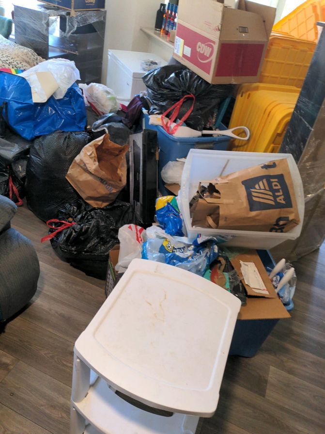 junk in a house after a move, moving, foreclosure, real estate cleanouts in charlotte nc