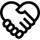 care handshake icon