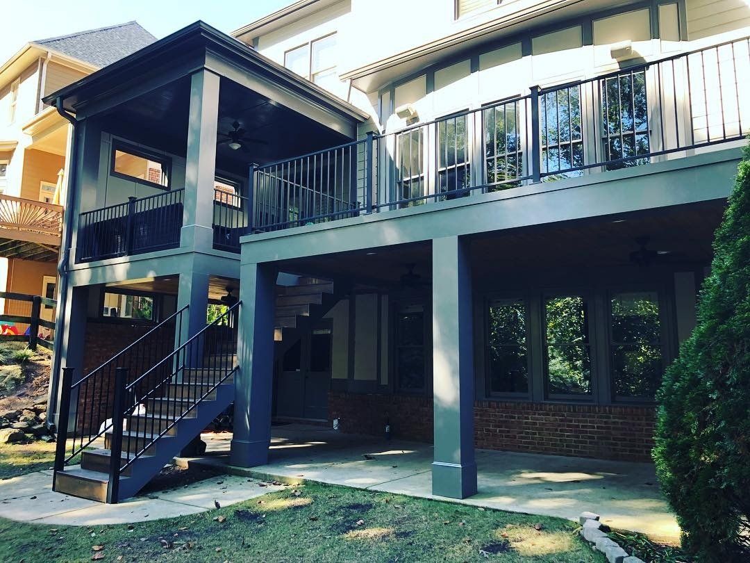 Pictures of 2 Story Decks