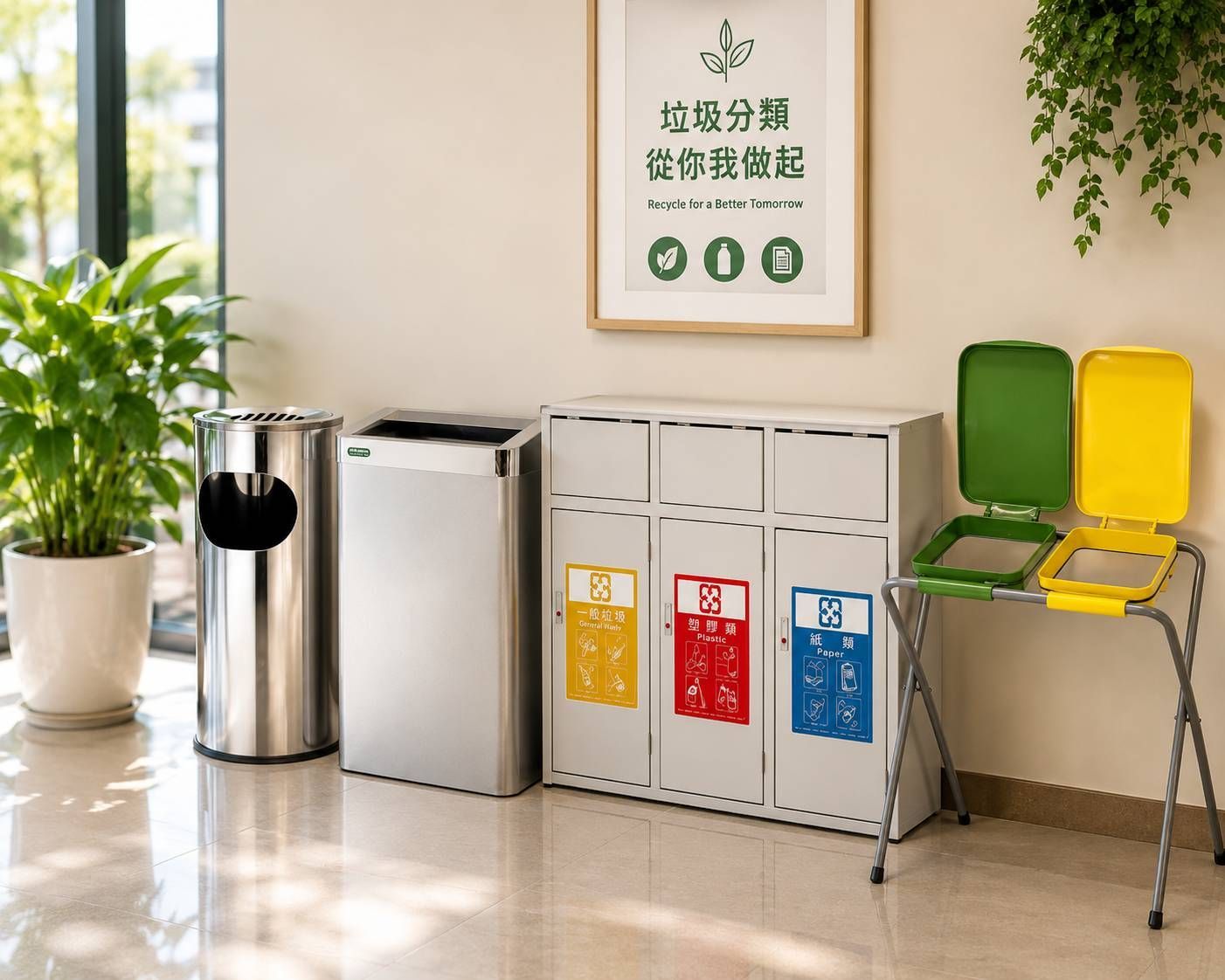 不鏽鋼及其它垃圾桶類