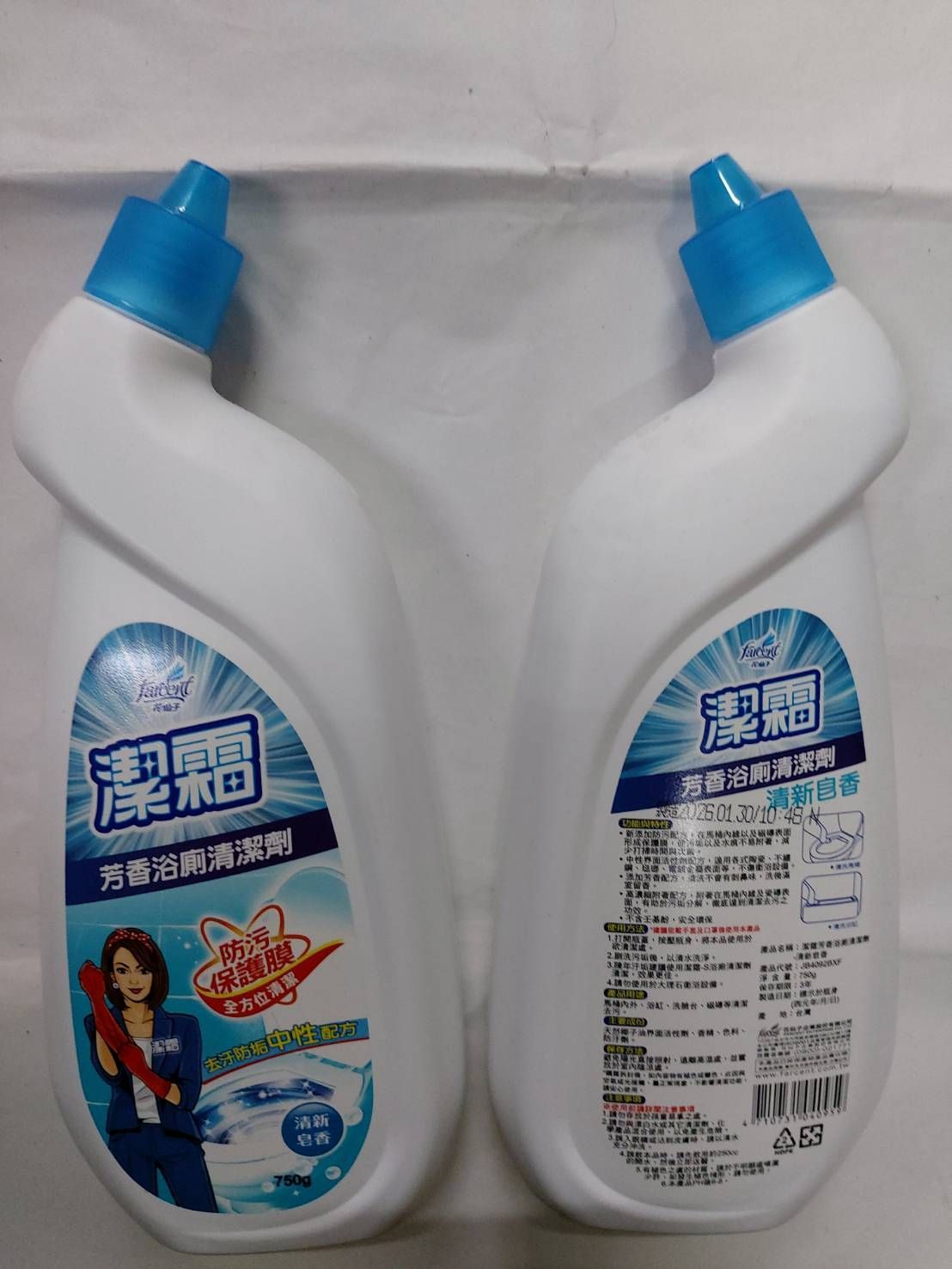 潔霜芳香浴廁劑750cc/瓶-皂香
