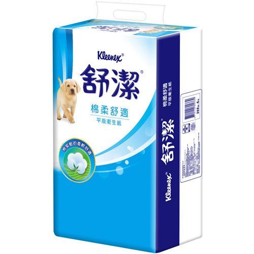 舒潔平版300張*6包*8袋/箱