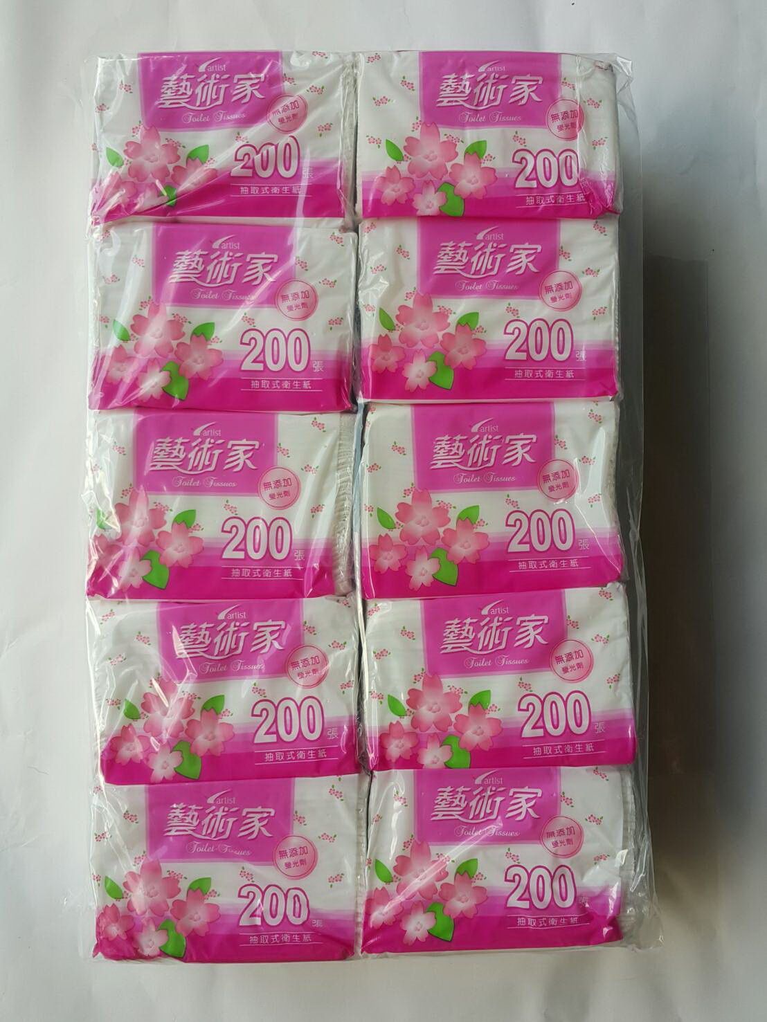 藝術家小抽餐巾紙100抽*10包*6串