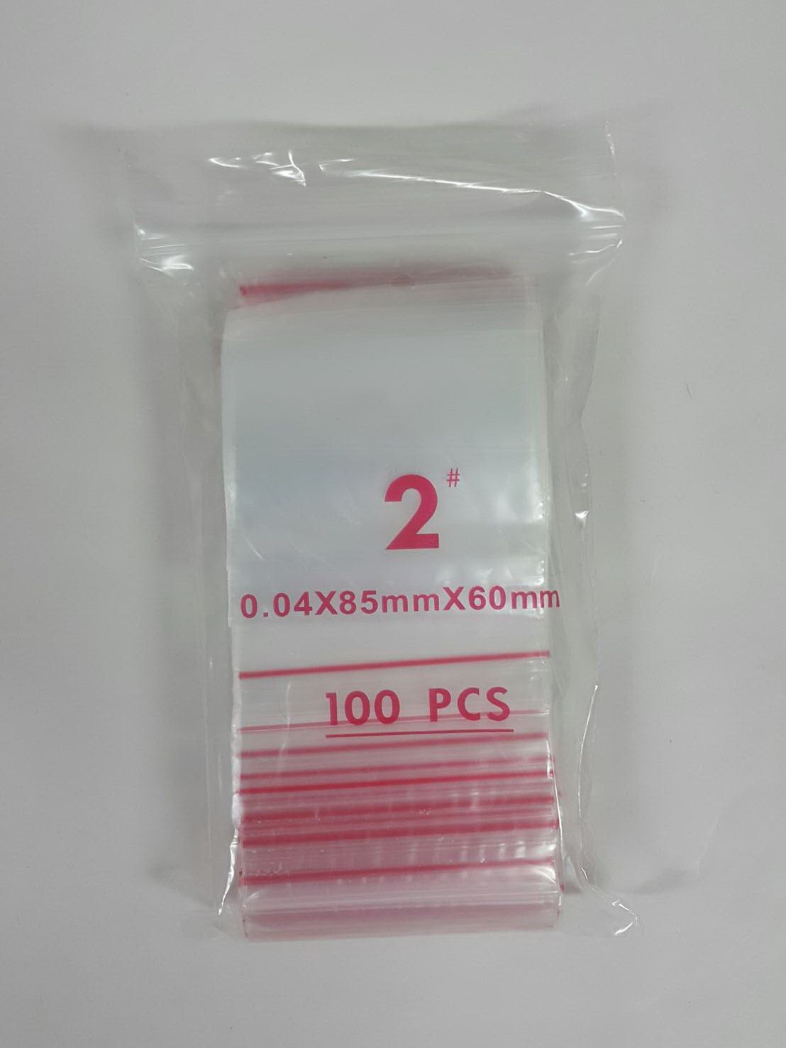 夾鏈袋2號6*8.5cm-100個/包