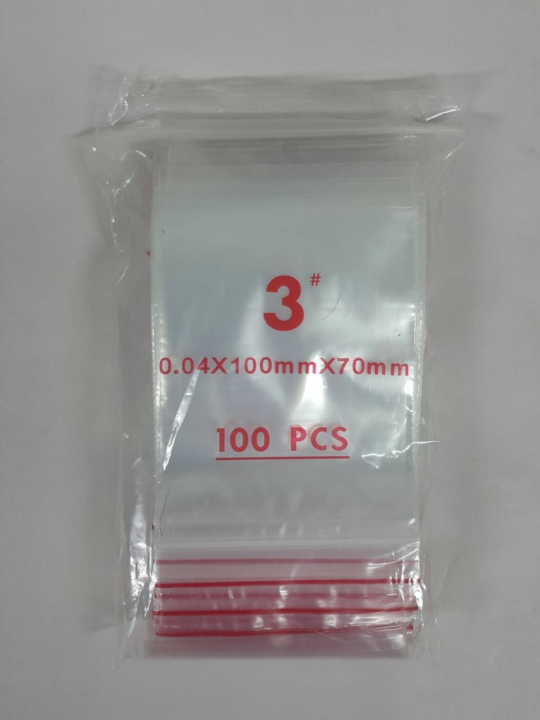 夾鏈袋3號7*10cm-100個/包