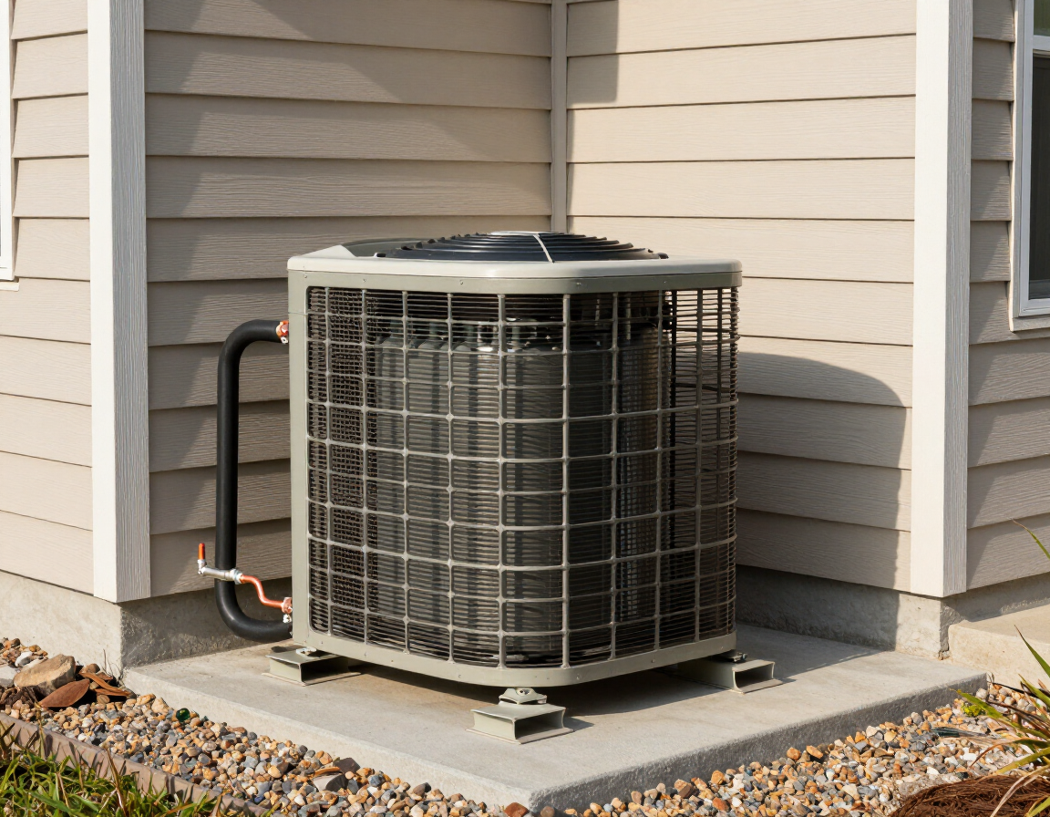 Residential HVAC outdoor unit