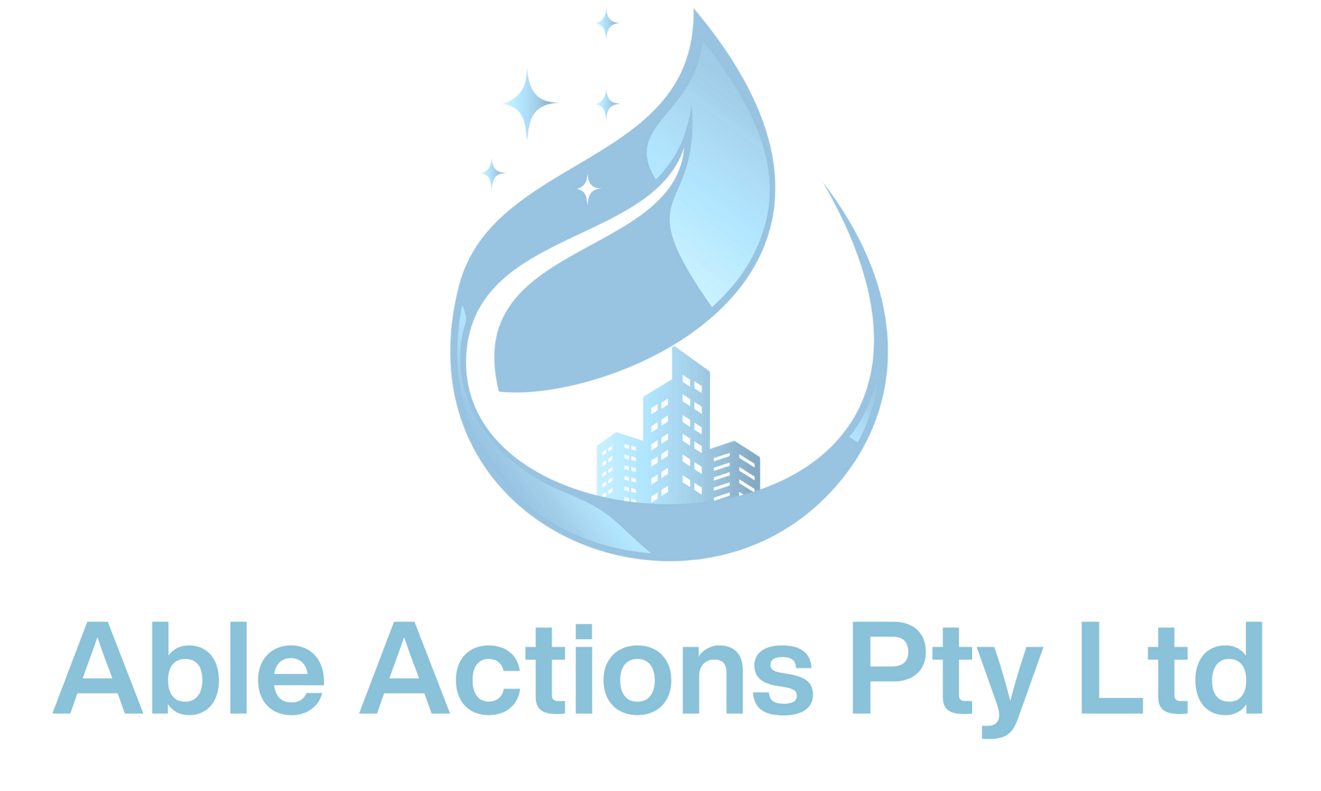 Able Actions Blue Leaf Logo