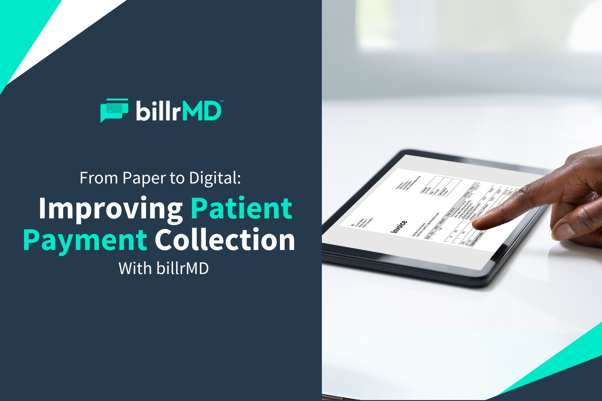 For faster patient payment collection, a healthcare professional uses patient billing software. 