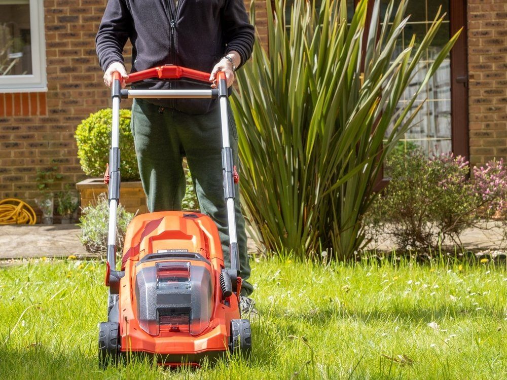 Battery Powered Lawn Mower — Coffs Chainsaw and Mower in Grafton, NSW