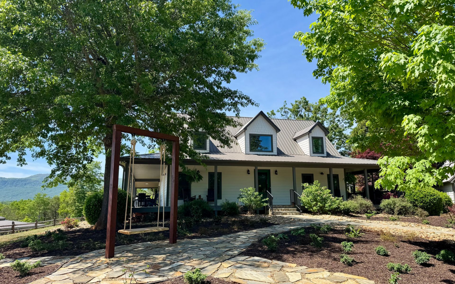 Charming Hilltop House at Serenity Ridge, a romantic wedding venue in the Asheville and Lake Lure area