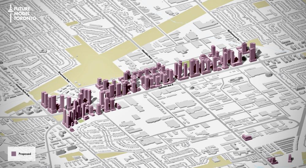 A map of a city with a lot of buildings on it.