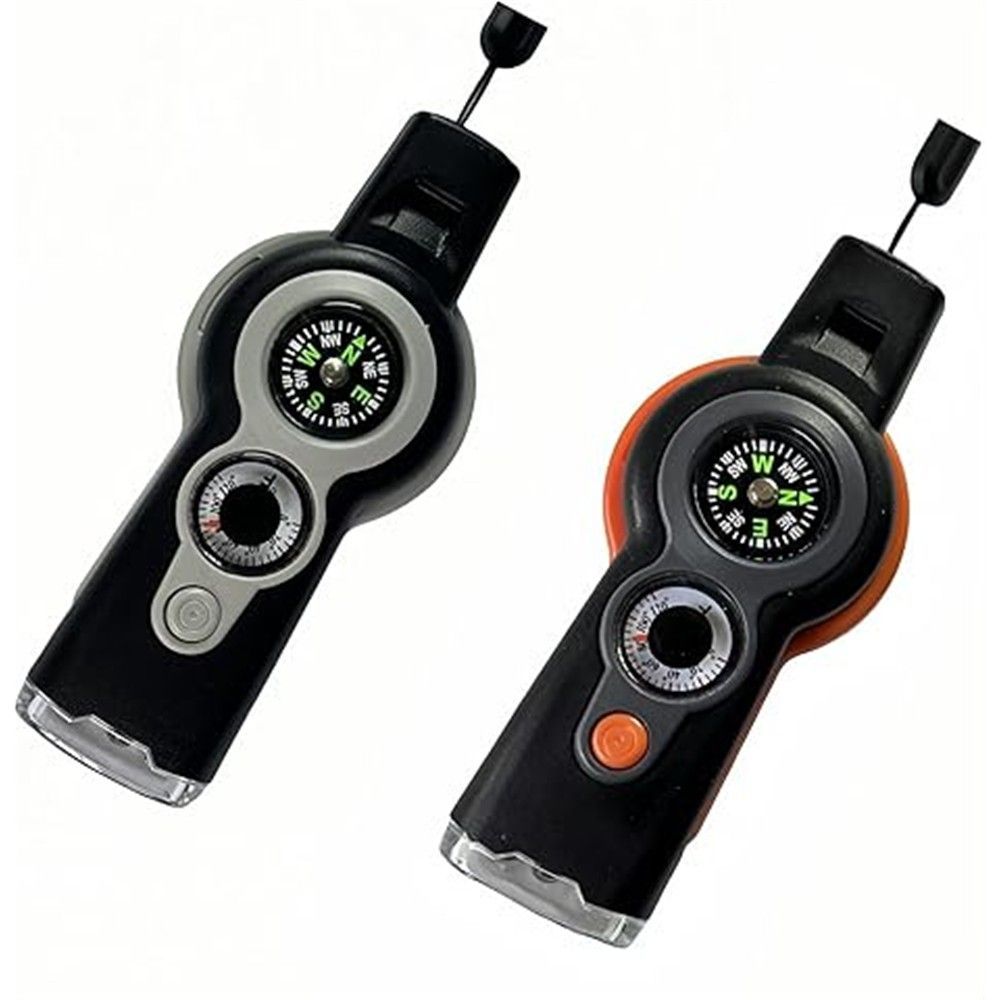7 in 1 Emergency Survival Whistle with Compass