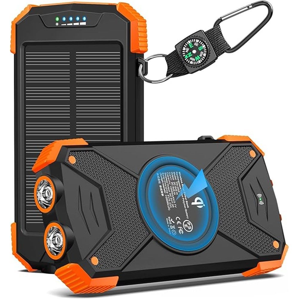 BLAVOR Solar Charger Power Bank 10,000mAh