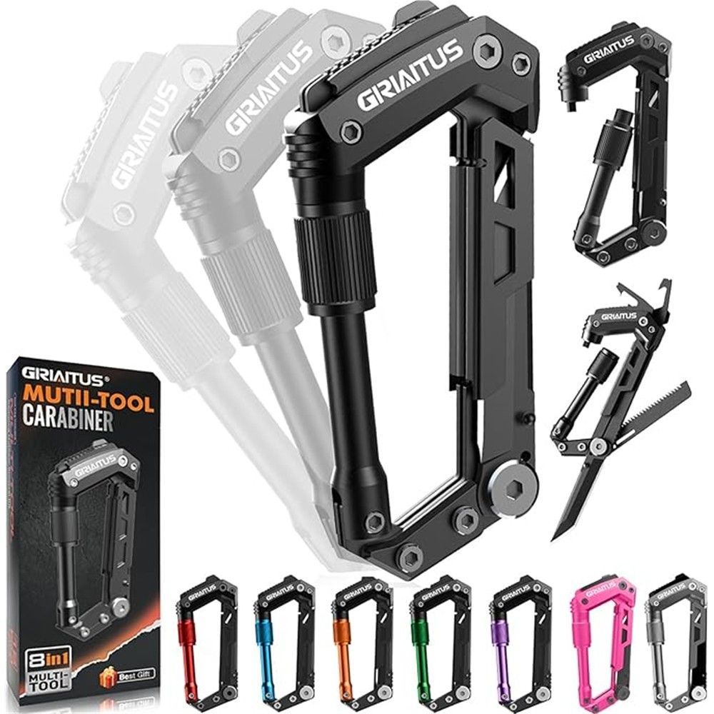 Carabiner Multitool 8-in-1 EDC 