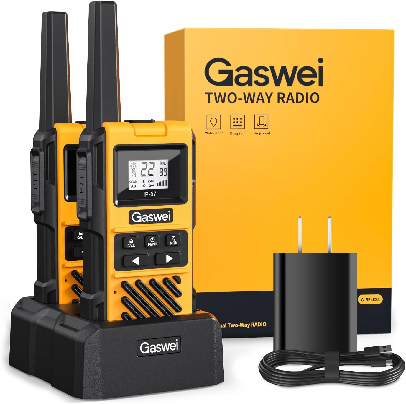 G1pro IP67 Waterproof FRS Heavy Duty Long Range Walkie Talkies