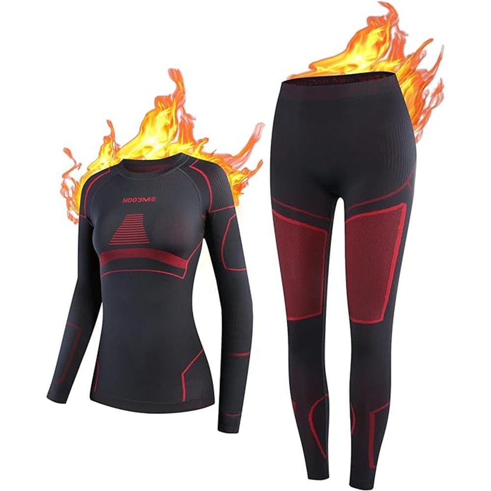 NOOYME Thermal Underwear Base Layer for Women
