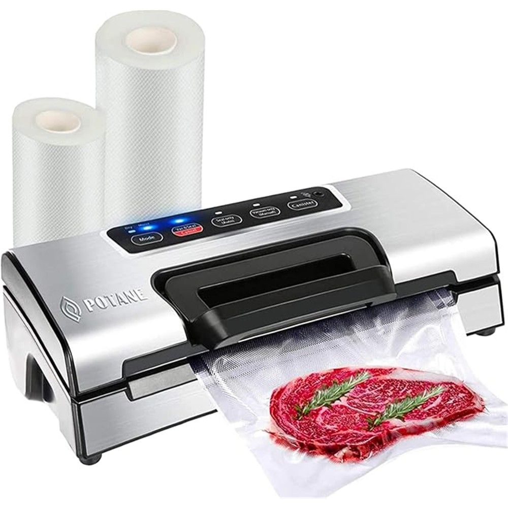Precision Vacuum Machine,Pro Food Sealer with Built-in Cutter and Bag Storage