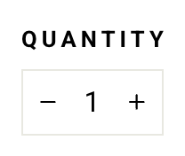 Quantity selector: Minus button, quantity 