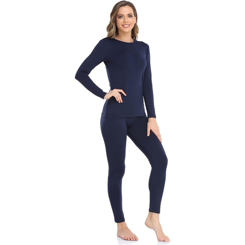 WEERTI Thermal Underwear for Women Long Johns with Fleece Lined