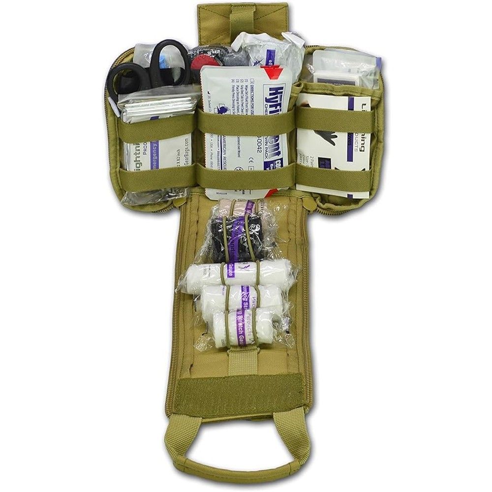 Lightning X Spread Eagle Complete Tactical Gunshot & Trauma Kit w/Laser Cut MOLLE