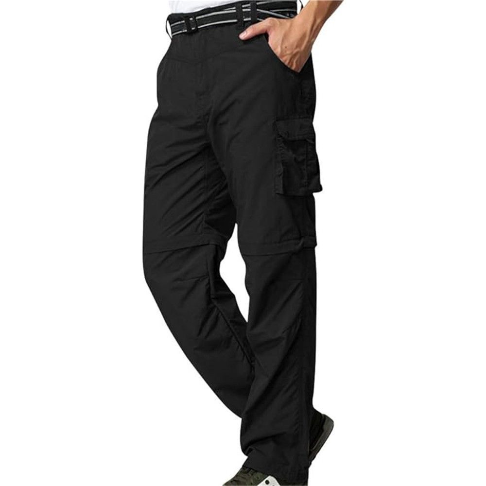 Mens Hiking Pants Convertible Quick Dry Zip Off Fishing Travel Safari Pants