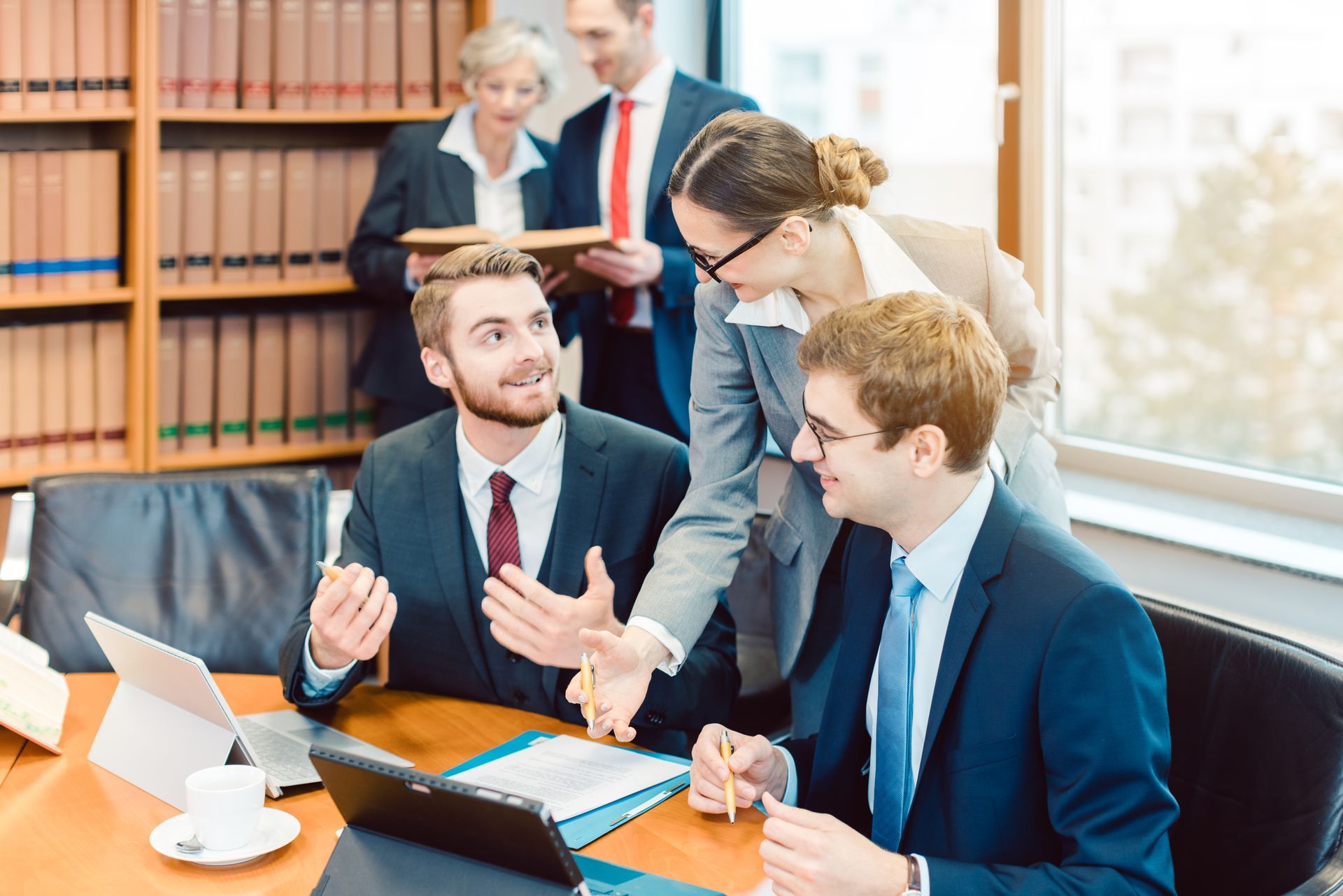 group of lawyers