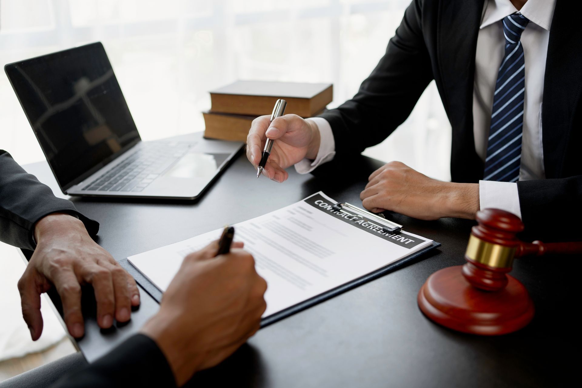 signing contract agreement