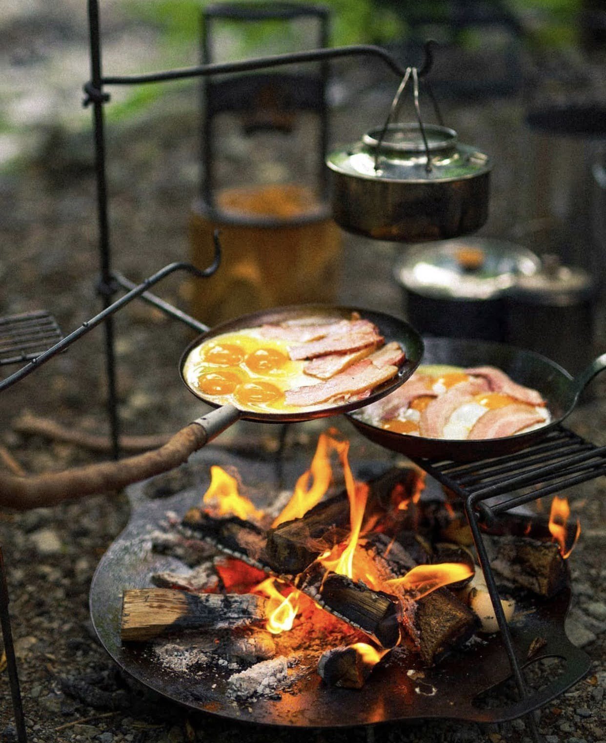 Open fire cooking equipment by TJM Metalworks Worldwide Shipping