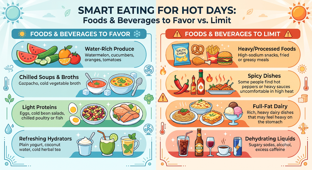 Smart Eating in Hot Days