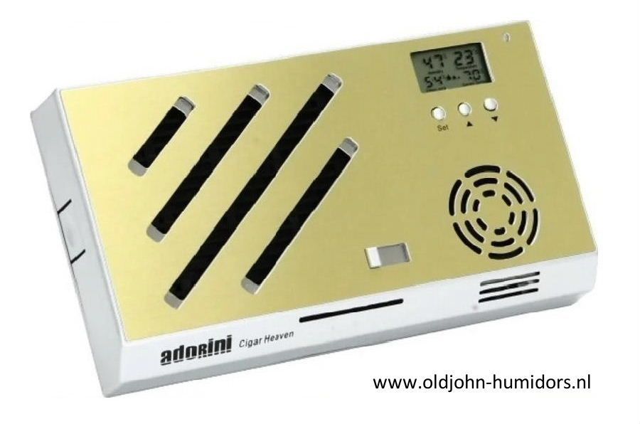 BV15 Adorini Cigar Heaven 2nd Generation Electrisch digitale humidor bevochtiger. verkoop via oldjohn-humidors.mom