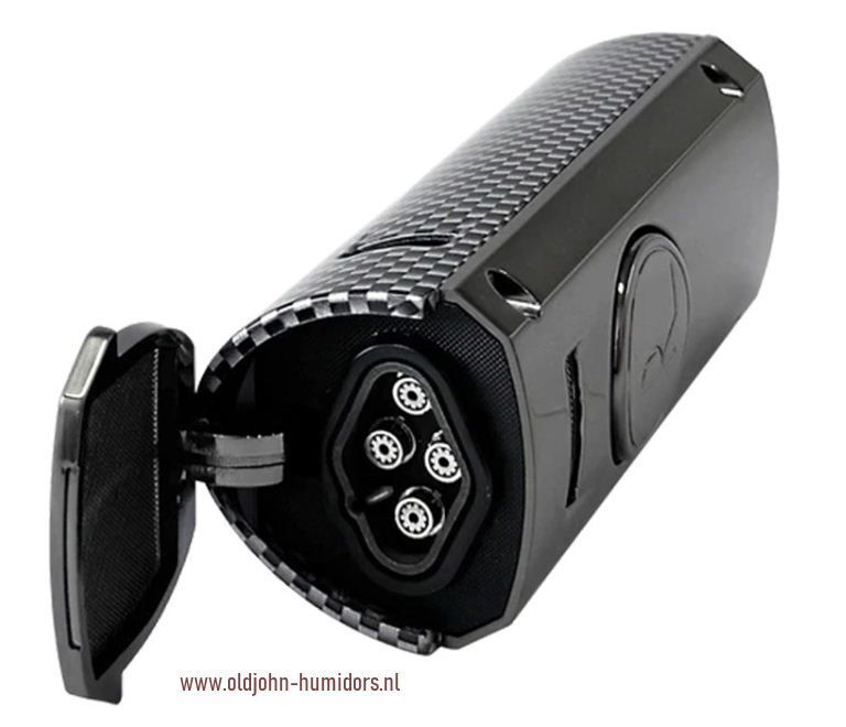 RO4F  Ronson Volcano  4 x Jetflame - boor Fiber

