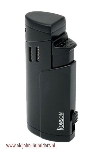 RO7: Ronson Cyclon 3 x Jetflame -Sigarenboor Black