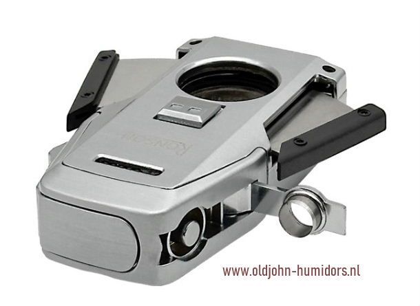 RO8:  Ronson Mirage 2 x Jetflame  -boor -snijder- Chrome satin