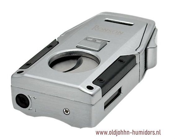 RO8:  Ronson Mirage 2 x Jetflame  -boor -snijder- Chrome satin
