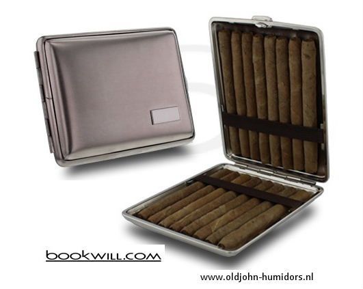SK207 Bookwill sigarenkoker tbv 16 x Cigarillo 113 x 88 x23mm
Van NIKKEL (erg hard - perfecte bescherming