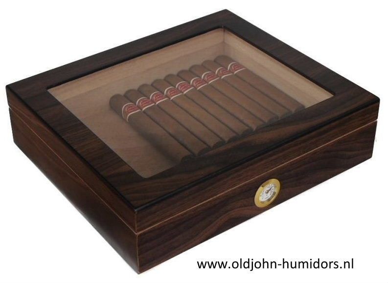humidor walnoot edition - met groot venster