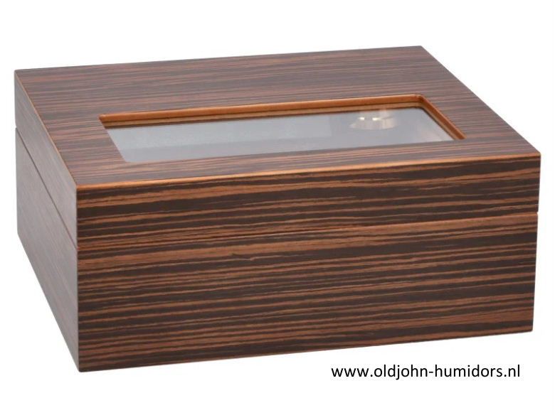 Humidor Adorini Vittoria M DeLuxe Makassar hout fineer