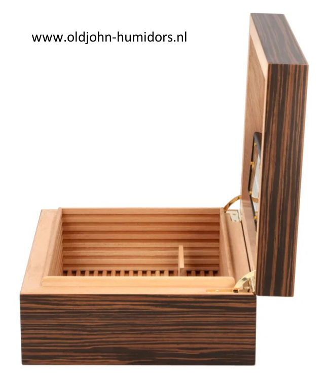 Humidor Adorini Vittoria M DeLuxe Makassar hout fineer