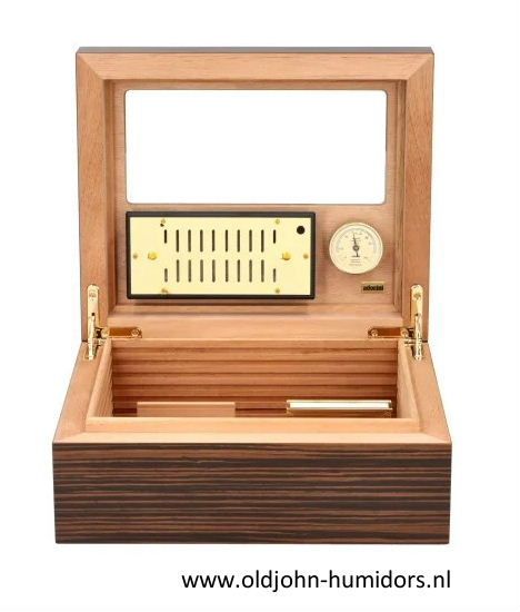 Humidor Adorini Vittoria M DeLuxe Makassar hout fineer