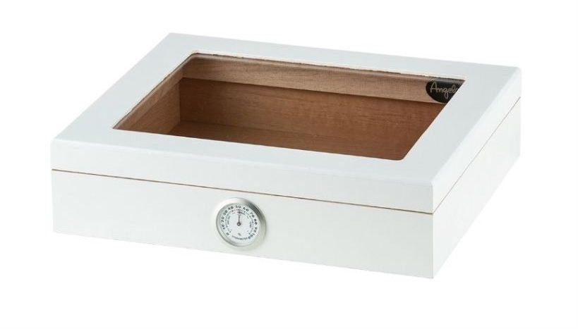 humidor white edition - Groot venster. oldjohn-humidors