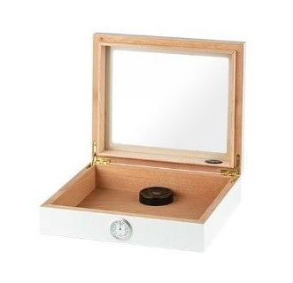 humidor white edition - Groot venster. oldjohn-humidors
