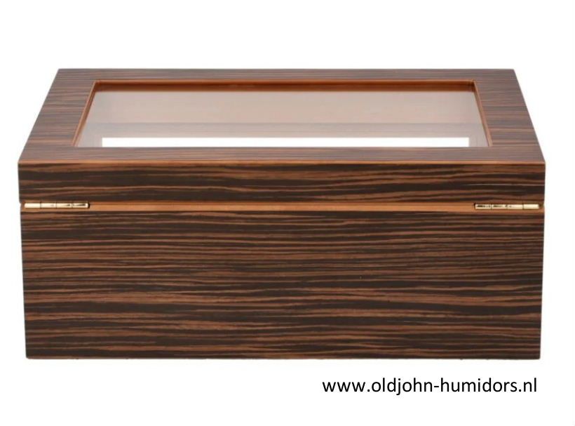 Humidor Adorini Treviso Grande DeLuxe Hoogwaardig ebbenhout fineer