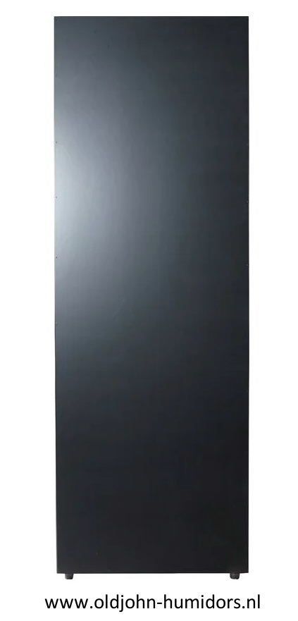 humidor kabinet kast Adorini Roma Black  zwart, meerdere lagen lak