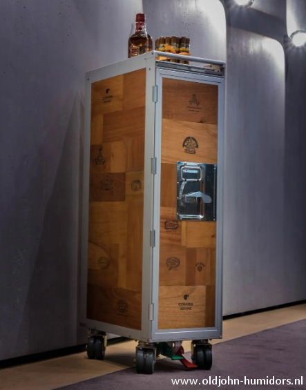 H205 Adorini Trolley Cabinet Humidor Cub - Old John Humidors