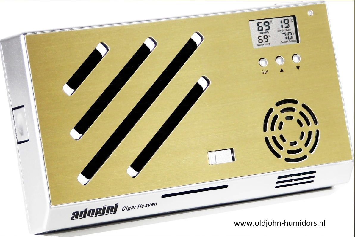 H207 Adorini Trolley Cabinet Humidor Acrylic OldJohn Humidor