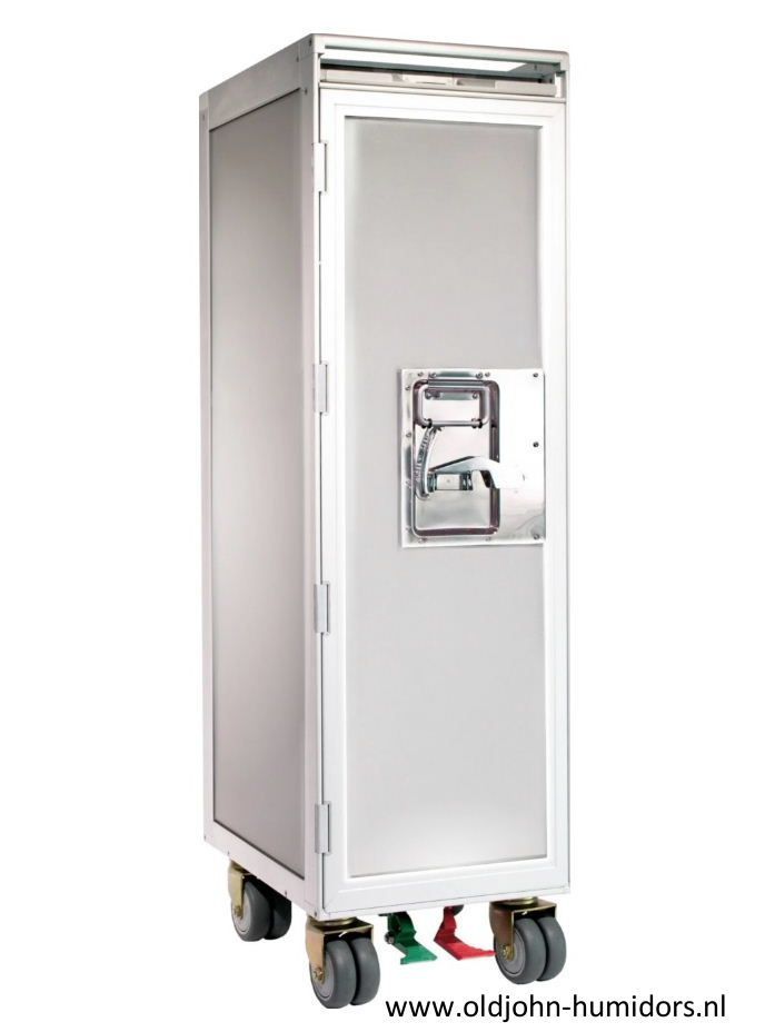 Adorini Trolley Cabinet Humidor Aluminium OldJohn humidors