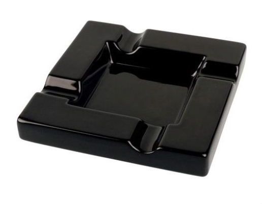 SAB18 Sigarenasbak vierkant keramiek 4 leggers 20 cm !! Old John Humidors