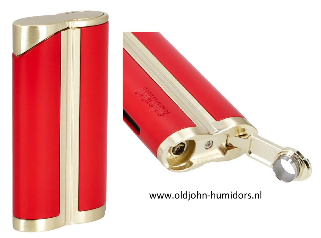 Adorini Curve Jetflame Sigaaraansteker  met sigarenboor SAS26
