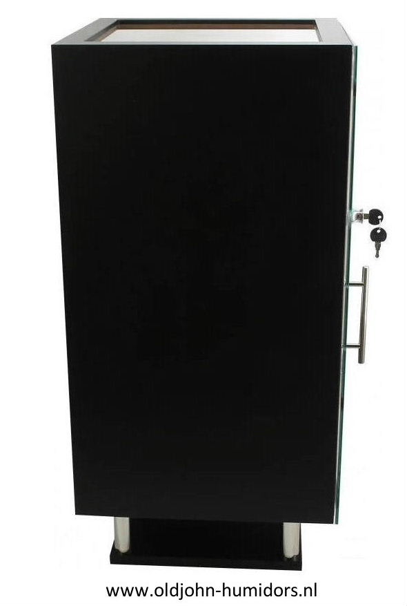 H188 Humidor Adorini Prato DeLuxe. Zwart.